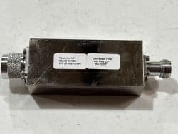 RF LINE FILTER, 450 MHz BANDPASS